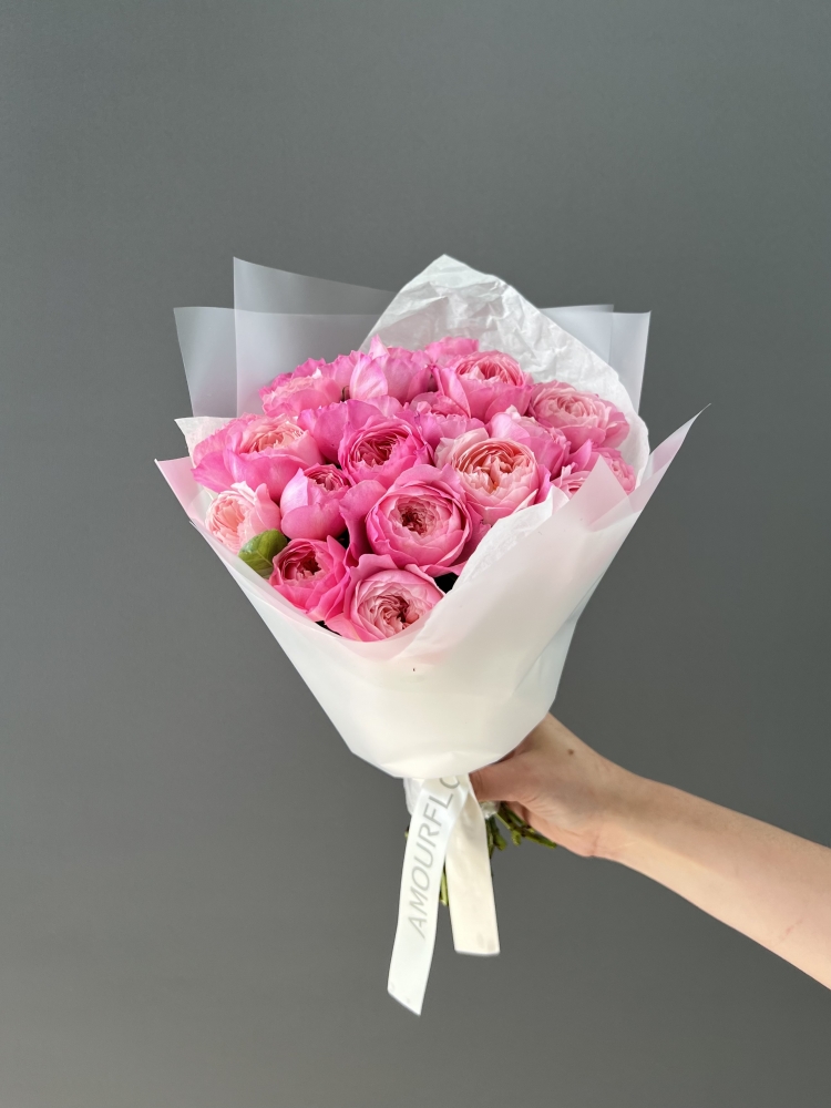 Пионовидные розы 25шт ― Amourflowers
