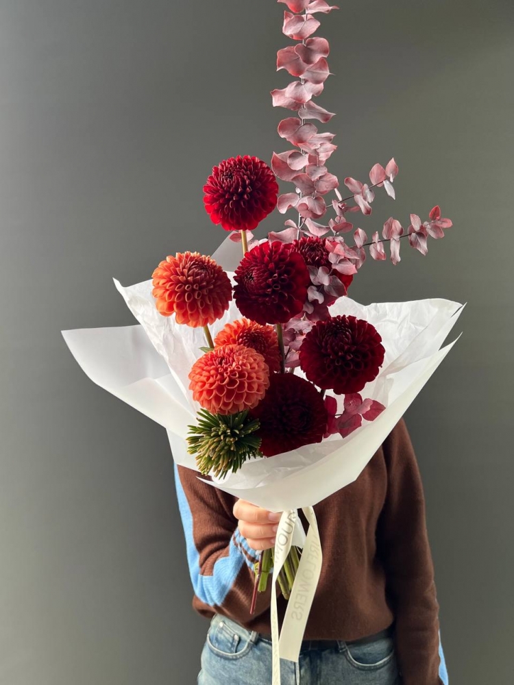 Букет «Бордо» — купить с доставкой в Симферополе | AmourFlowers