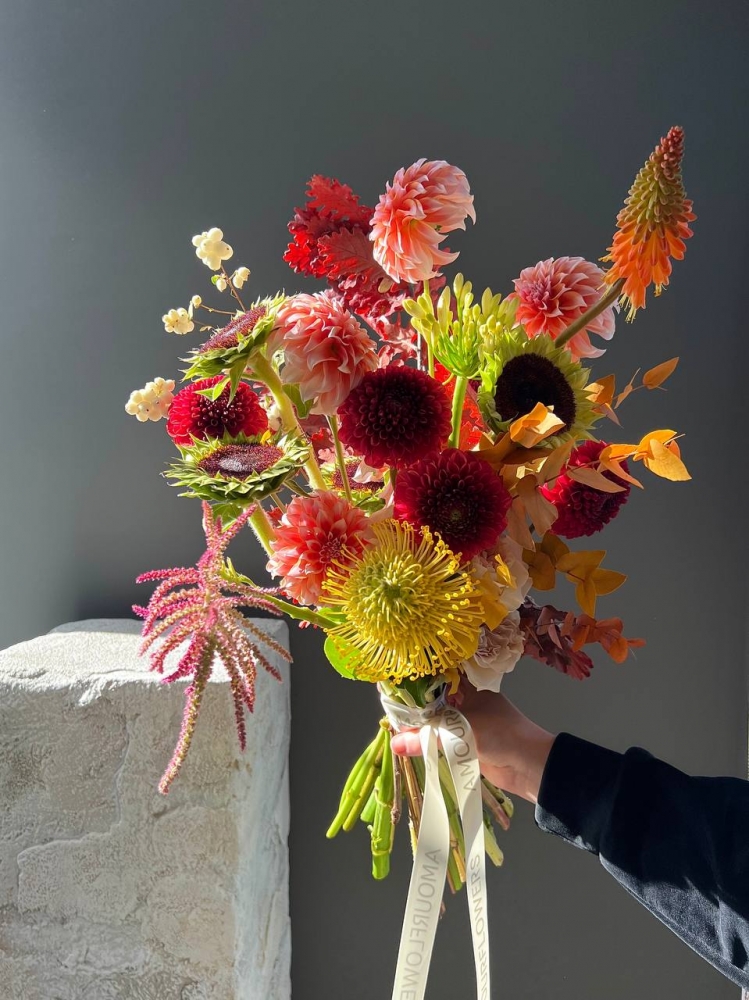 Букет «Яркая осень» — купить с доставкой в Симферополе | AmourFlowers